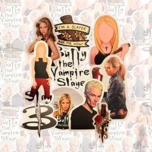 Buffy The Vampire Slayer | 10-Piece Collectible Stickers | Brand New